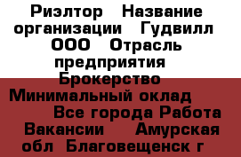 Риэлтор › Название организации ­ Гудвилл, ООО › Отрасль предприятия ­ Брокерство › Минимальный оклад ­ 100 000 - Все города Работа » Вакансии   . Амурская обл.,Благовещенск г.